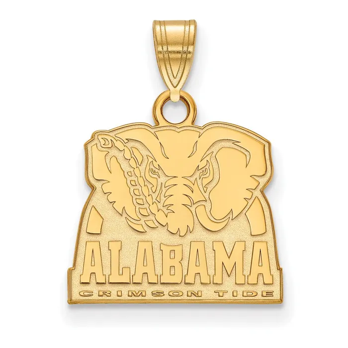 10k Gold University of Alabama Elephant Small Pendant TreasureFineJewelers Necklaces 10k Gold University of Alabama Elephant Small Pendant TreasureFineJewelers Necklaces