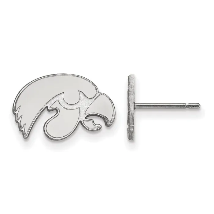 10K White Gold University of Iowa XS Post Earrings TreasureFineJewelers Earrings 10K White Gold University of Iowa XS Post Earrings TreasureFineJewelers Earrings