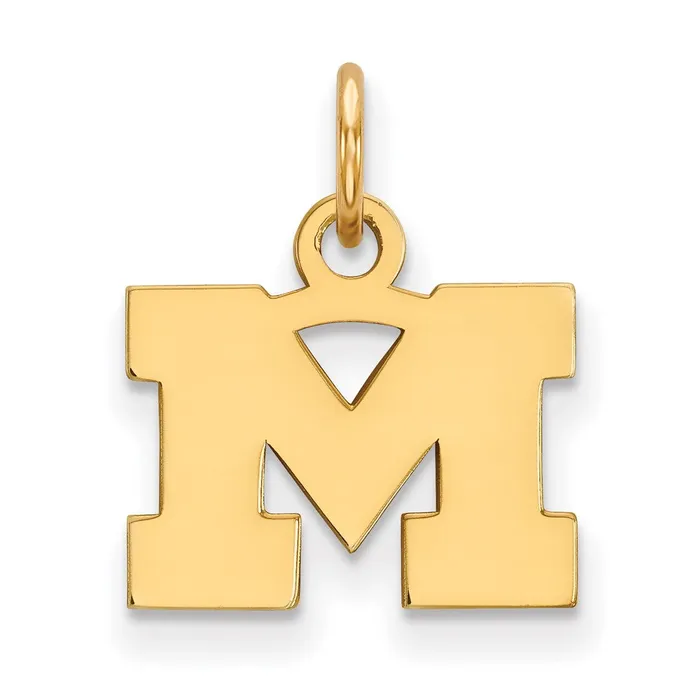 10K Yellow Gold Michigan Univeristy Of XS Pendant TreasureFineJewelers Necklaces 10K Yellow Gold Michigan Univeristy Of XS Pendant TreasureFineJewelers Necklaces