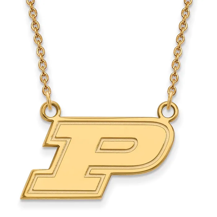 10K Yellow Gold Purdue Small Pendant wilth Necklace TreasureFineJewelers Necklaces 10K Yellow Gold Purdue Small Pendant wilth Necklace TreasureFineJewelers Necklaces