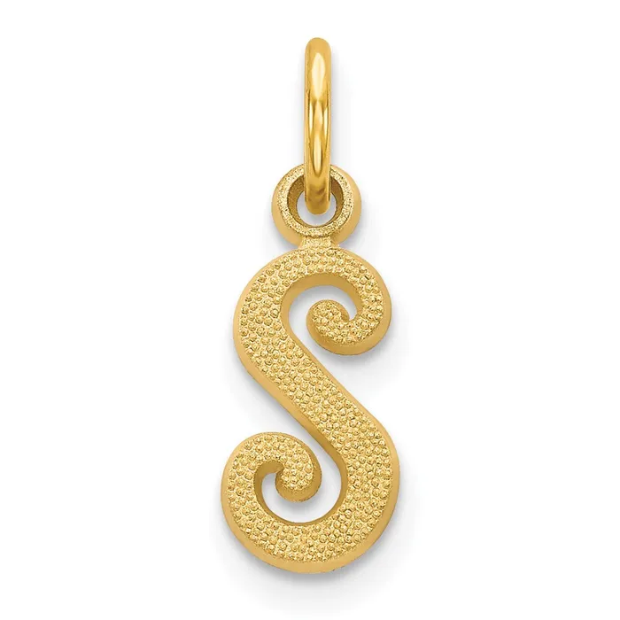 14k Yellow Gold Casted Initial Z Charm TreasureFineJewelers Charm Necklaces 14k Yellow Gold Casted Initial Z Charm TreasureFineJewelers Charm Necklaces