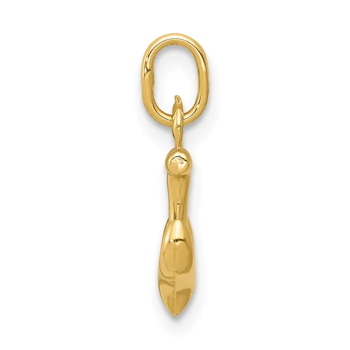 Charm Necklaces TreasureFineJewelers 14k Anchor Charm