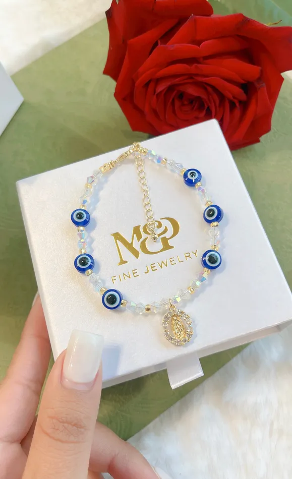 Dark Blue VM Evil Eye Bracelet MP Jewelry Bracelets