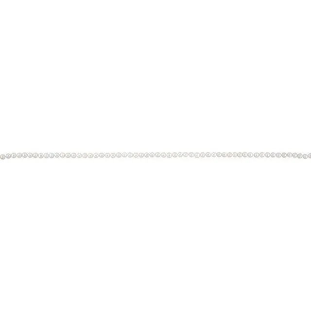 Earrings TreasureFineJewelers 89 mm Cultured White Freshwater Pearl 72 Strand