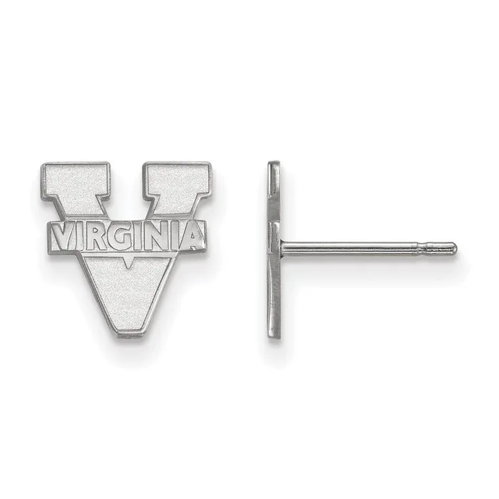 Earrings TreasureFineJewelers Sterling Silver Rhodiumplated University of Virginia Extra Small Post Earrings Earrings TreasureFineJewelers Sterling Silver Rhodiumplated University of Virginia Extra Small Post Earrings