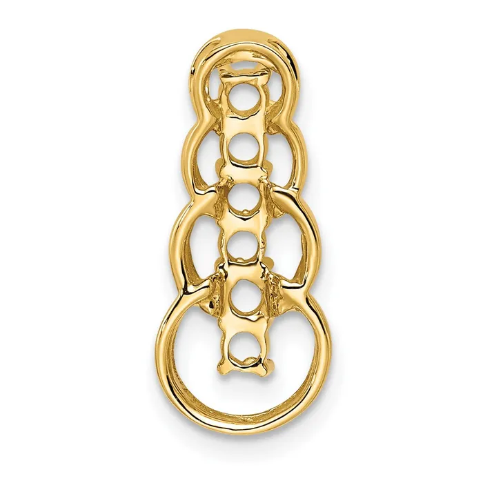 Necklaces 14k Yellow Gold 6 Synthetic Stone Family Pendant TreasureFineJewelers