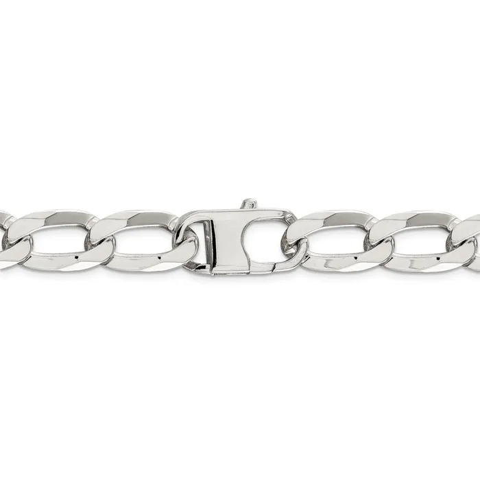 Rings TreasureFineJewelers Sterling Silver 1235mm Elongated Open Link Chain
