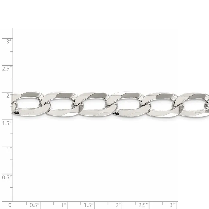 Rings TreasureFineJewelers Sterling Silver 1235mm Elongated Open Link Chain
