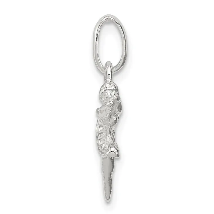 Rings TreasureFineJewelers Sterling Silver Ballerina Charm
