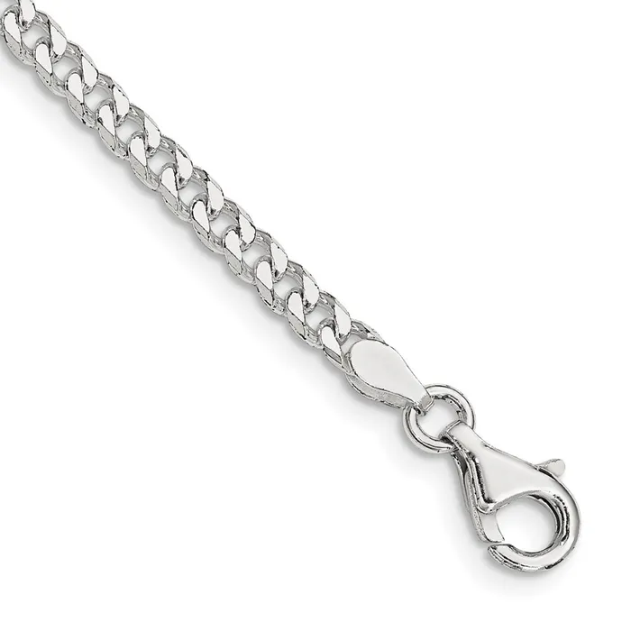 Rings TreasureFineJewelers Sterling Silver Polished 315mm Curb Chain