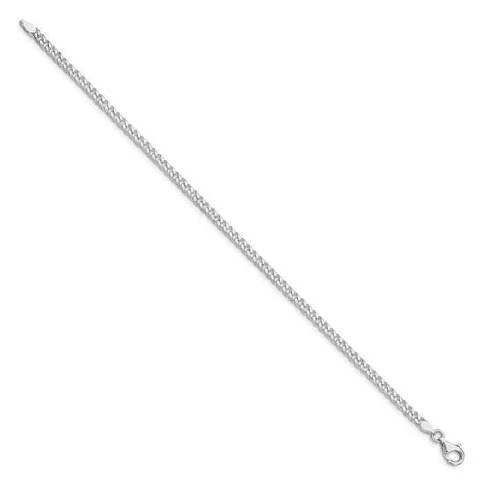Rings TreasureFineJewelers Sterling Silver Polished 315mm Curb Chain