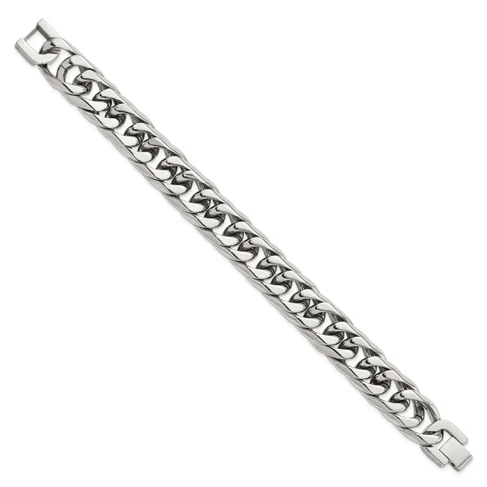Stainless Steel Polished 825in Bracelet TreasureFineJewelers Bracelets