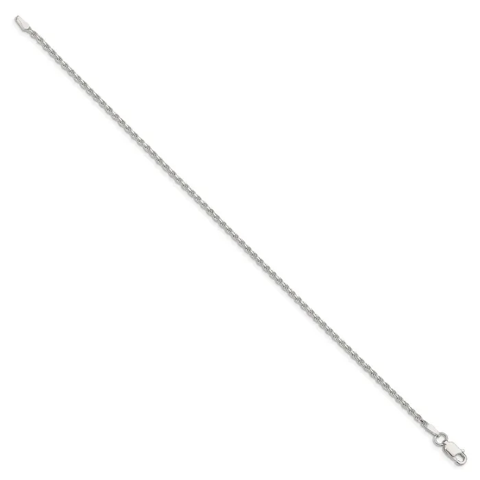 Sterling Silver 185mm Diamondcut Rope Chain TreasureFineJewelers Rings