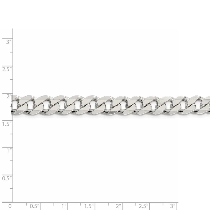 Sterling Silver 915mm Pav Curb Chain TreasureFineJewelers Rings