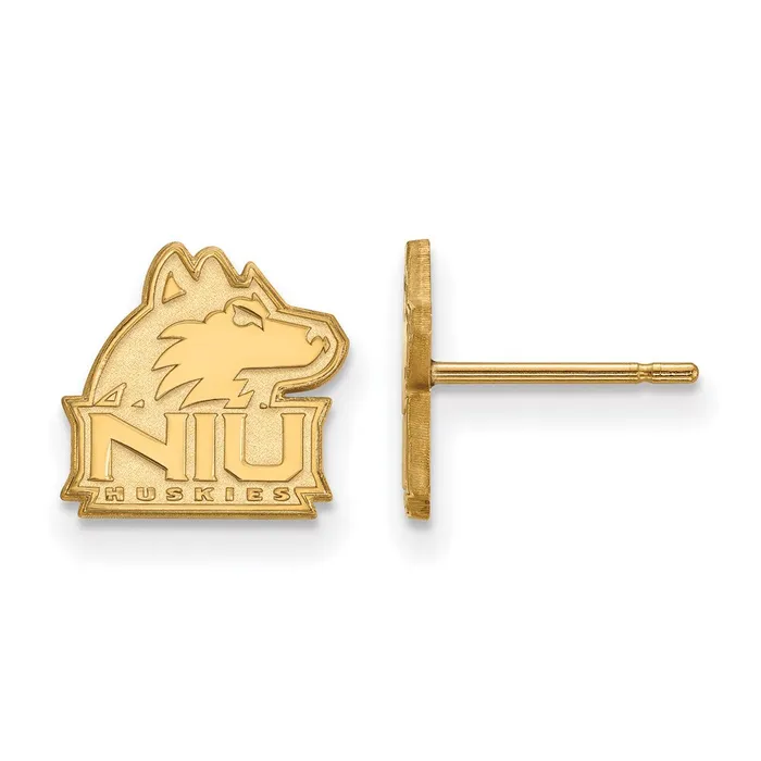Sterling Silver Goldplated Northern Illinois University NIU Huskies Extra Small Post Earrings TreasureFineJewelers Earrings Sterling Silver Goldplated Northern Illinois University NIU Huskies Extra Small Post Earrings TreasureFineJewelers Earrings