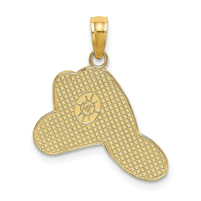 TreasureFineJewelers Charm Necklaces 14k Fire Dept Helmet Charm