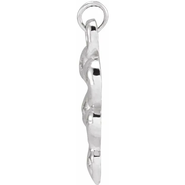 TreasureFineJewelers Necklaces Sterling Silver 151x98 mm Snake Pendant