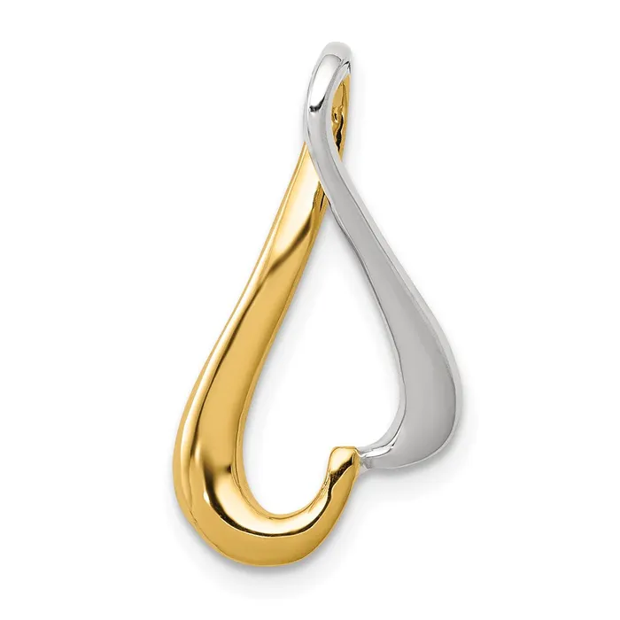 TreasureFineJewelers Rings 14k Twotone Slide
