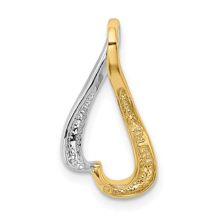 TreasureFineJewelers Rings 14k Twotone Slide