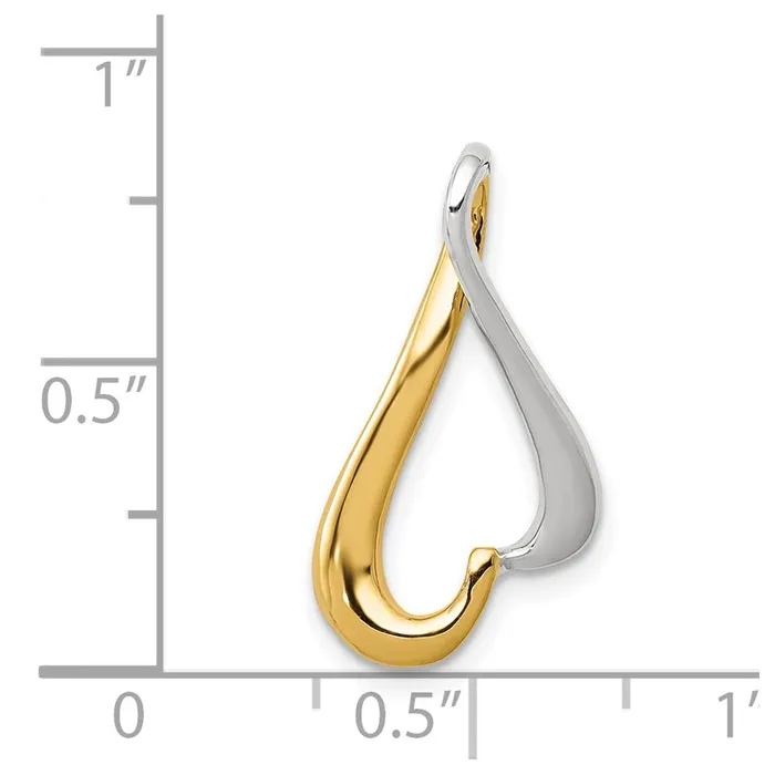 TreasureFineJewelers Rings 14k Twotone Slide