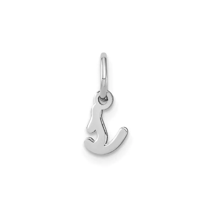 TreasureFineJewelers Sterling Silver Rhodiumplated Lower case Letter S Initial Charm Necklaces TreasureFineJewelers Sterling Silver Rhodiumplated Lower case Letter S Initial Charm Necklaces