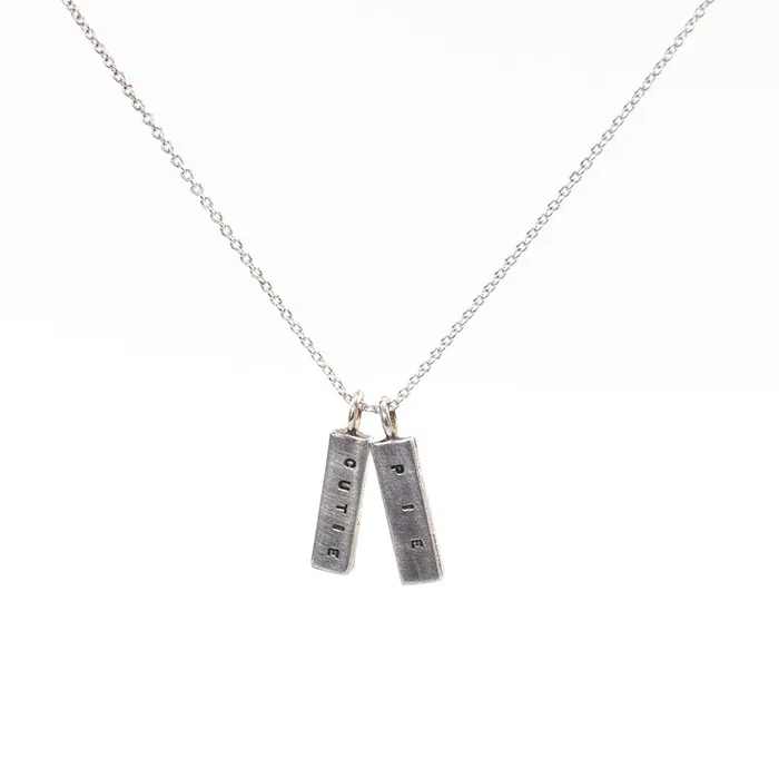 Andrea Waines Necklaces Two Charm Necklace