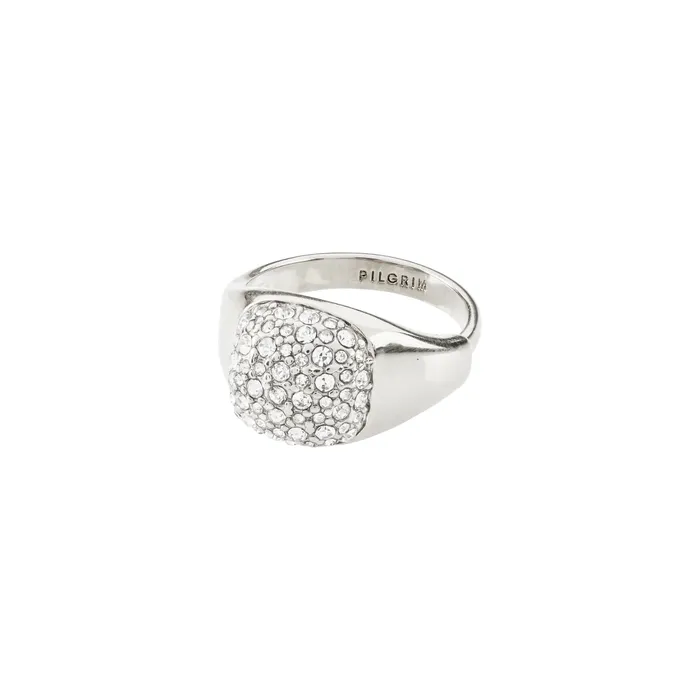 Cindy Silver Plated Crystal Ring Pilgrim Rings