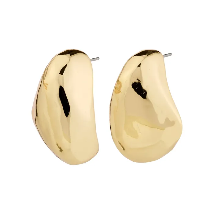 Dune Chunky Gold Plated Earrings Pilgrim Earrings