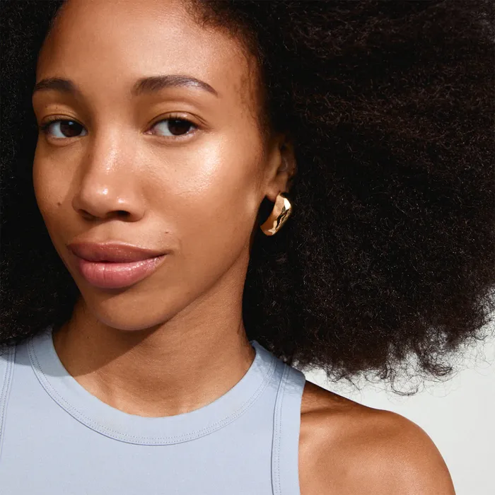 Dune Chunky Gold Plated Earrings Pilgrim Earrings