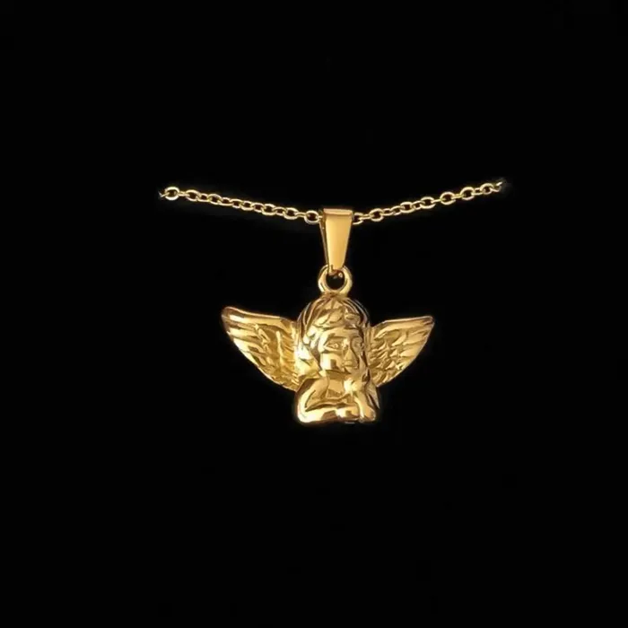 KHLOE JEWELS Necklaces Mini Guardian Angel Necklace