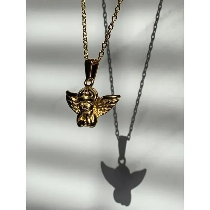 KHLOE JEWELS Necklaces Mini Guardian Angel Necklace
