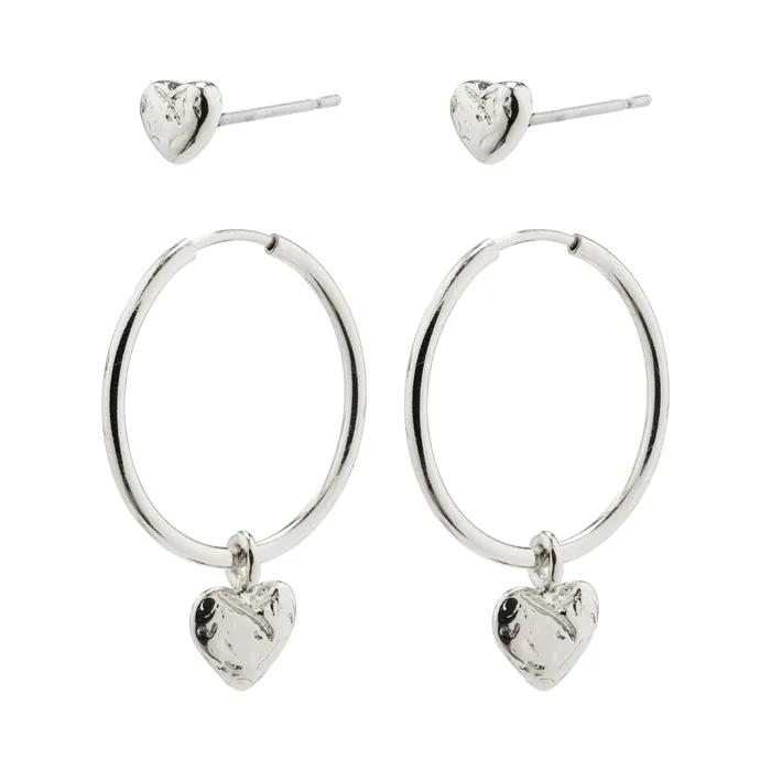Pilgrim Earrings Jayla Silver Plated Earring Set