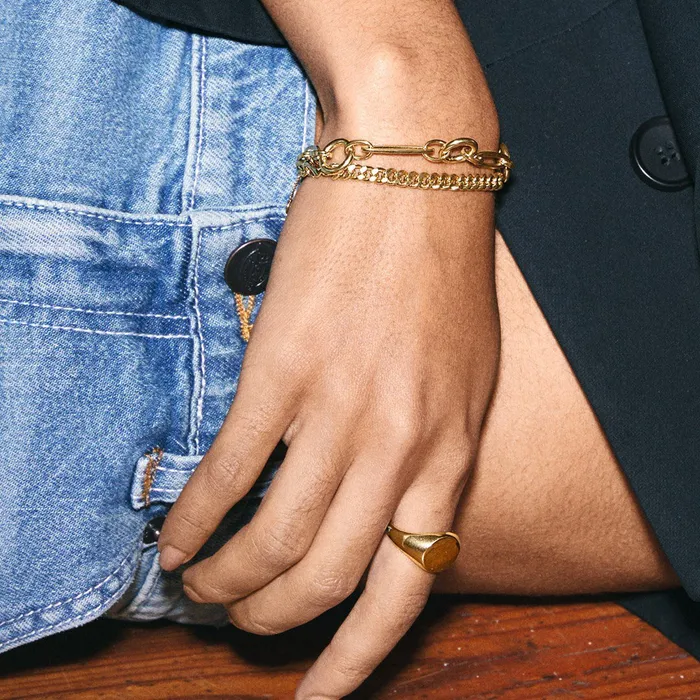 Rings Sensitivity Gold Plated Ring Pilgrim
