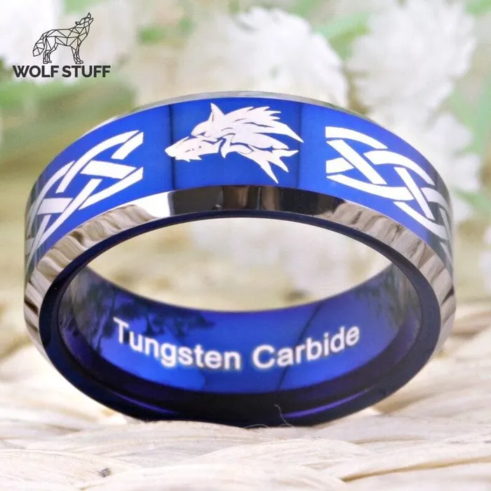 Turquoise Wolf Ring Wolf Stuff Rings