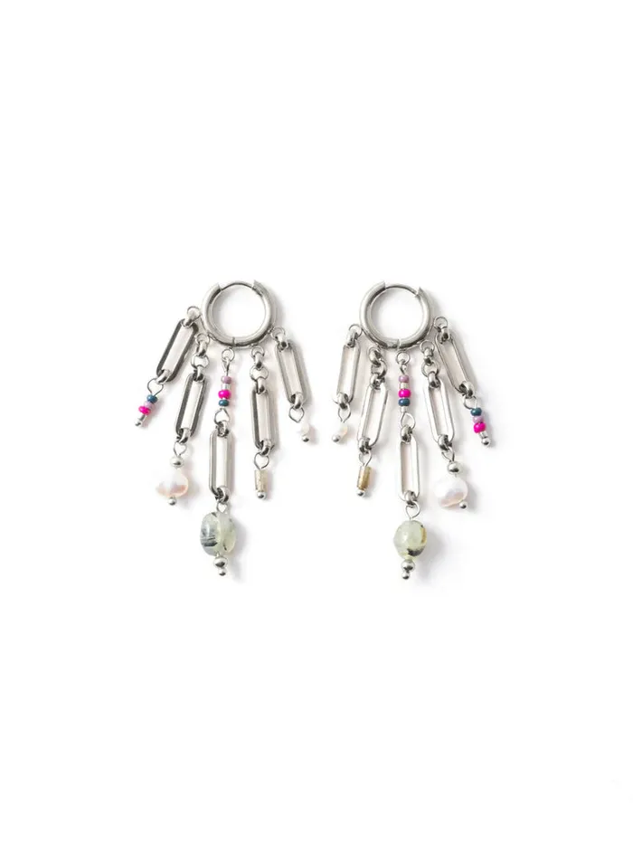 WellDunn Rings Canopia Silver Hoops