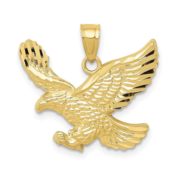 10k Diamondcut Eagle PendantWBC10K6000 WB Choice Jewelry Necklaces
