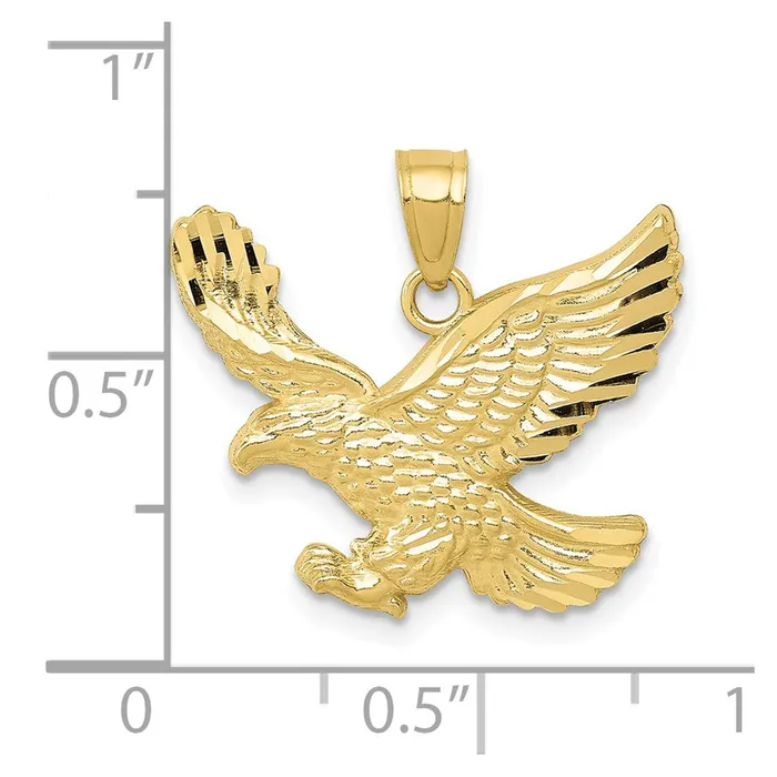 10k Diamondcut Eagle PendantWBC10K6000 WB Choice Jewelry Necklaces 10k Diamondcut Eagle PendantWBC10K6000 WB Choice Jewelry Necklaces
