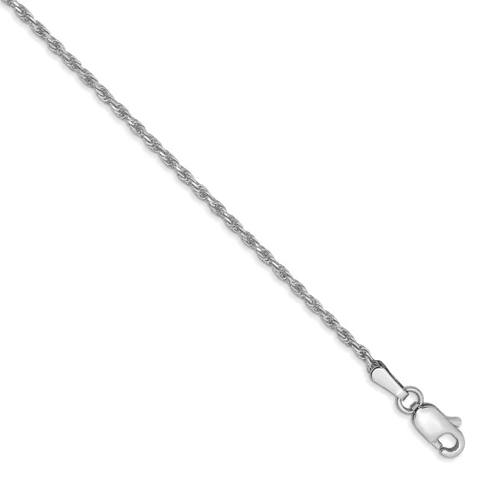 10k White Gold 13mm DC Machine Made Rope ChainWBC10W0128 WB Choice Jewelry Necklaces 10k White Gold 13mm DC Machine Made Rope ChainWBC10W0128 WB Choice Jewelry Necklaces