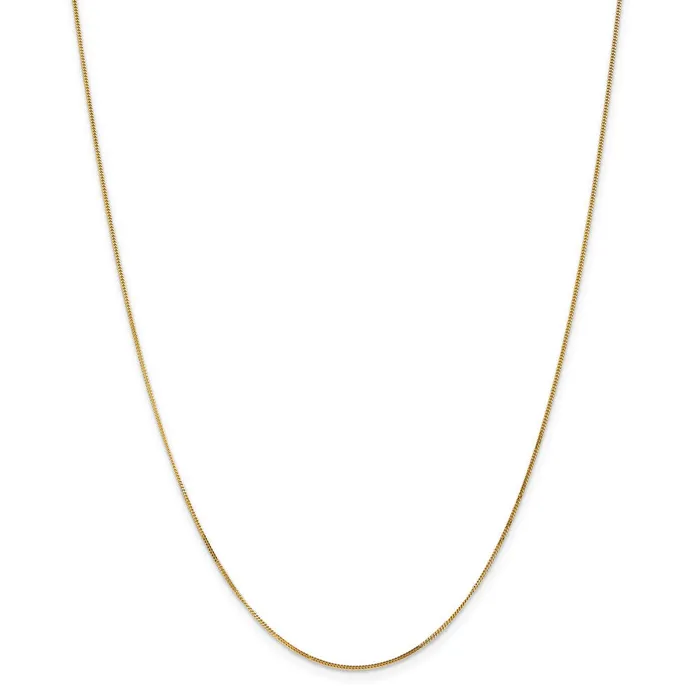 14k 9mm Curb Pendant ChainWBCPEN10124 WB Choice Jewelry Necklaces