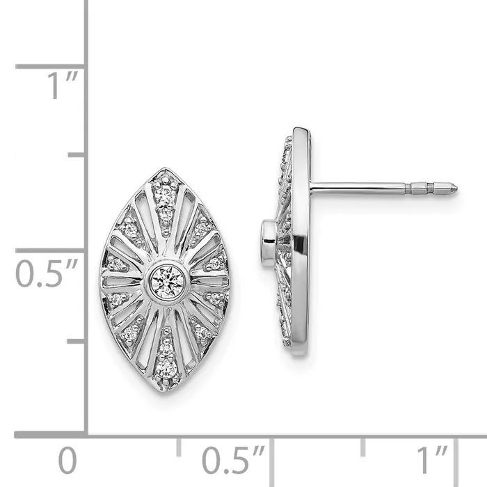 14k White Gold Diamond Vintage EarringsWBCEM3953020WA WB Choice Jewelry Earrings 14k White Gold Diamond Vintage EarringsWBCEM3953020WA WB Choice Jewelry Earrings