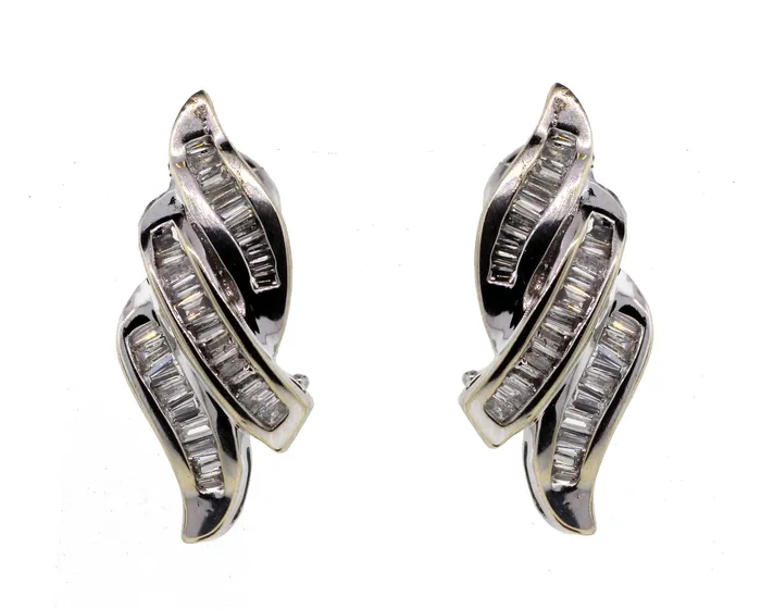 14KW 150CTTW DIAMOND EARRINGS FULLERS PURCHASE FROM PUBLIC Earrings