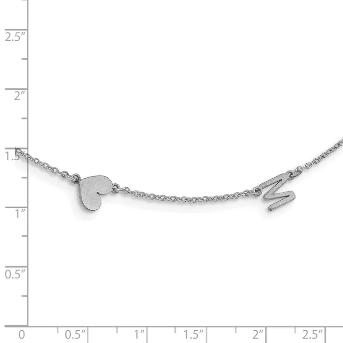 14KW 2 InitialSymbol NecklaceWBCXNA1287W WB Choice Jewelry Necklaces 14KW 2 InitialSymbol NecklaceWBCXNA1287W WB Choice Jewelry Necklaces