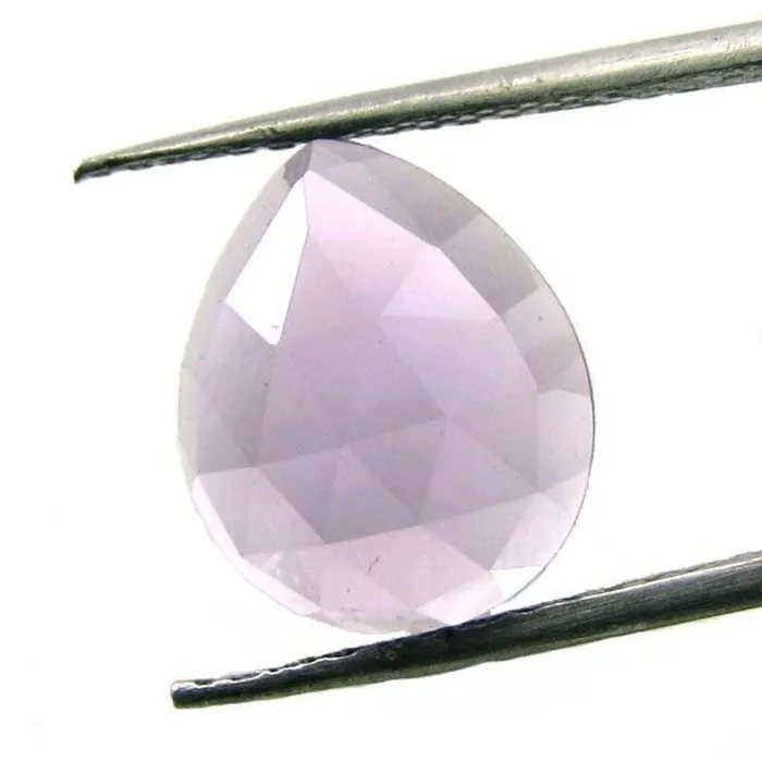 42Ct Natural Rose Amethyst Katella Pear Cut Gemstone Karizma Jewels Earrings 42Ct Natural Rose Amethyst Katella Pear Cut Gemstone Karizma Jewels Earrings