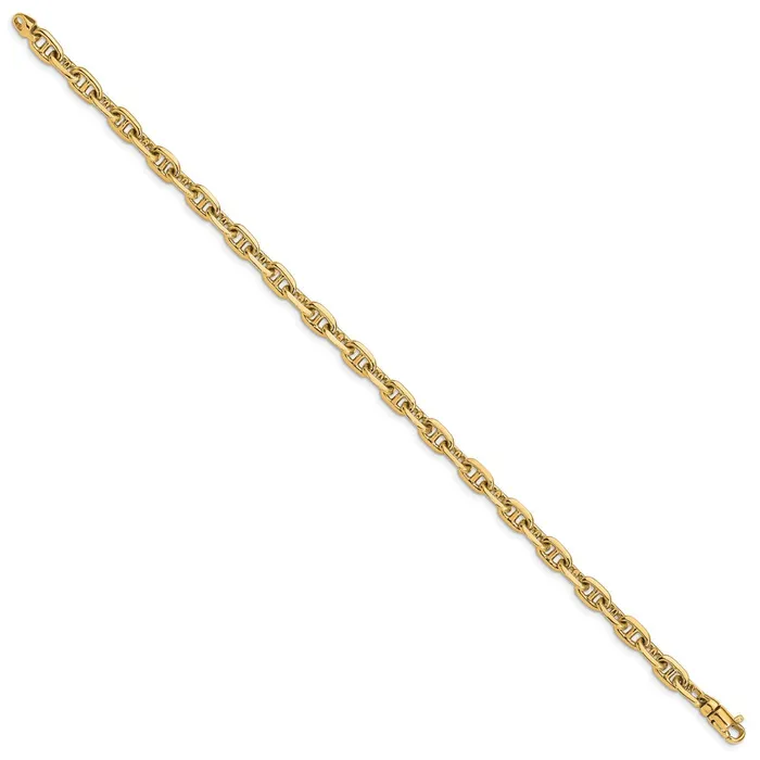 Bracelets WB Choice Jewelry 14k 51mm Handpolished Fancy Link BraceletWBCLK44175 Bracelets WB Choice Jewelry 14k 51mm Handpolished Fancy Link BraceletWBCLK44175