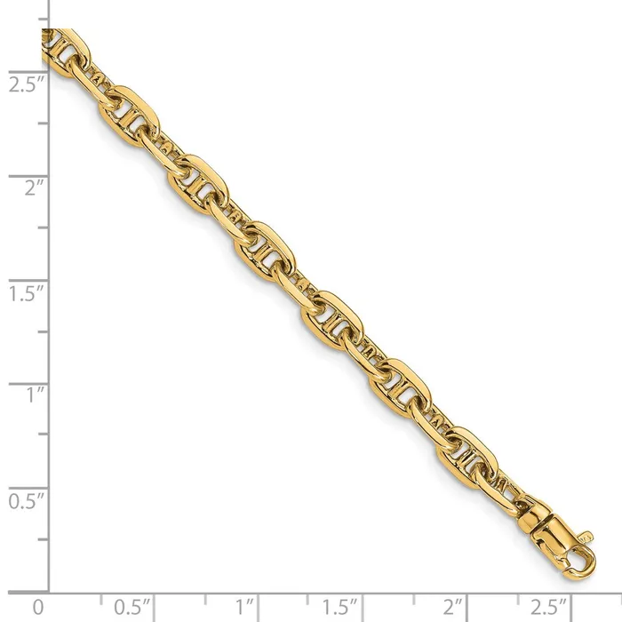 Bracelets WB Choice Jewelry 14k 51mm Handpolished Fancy Link BraceletWBCLK44175 Bracelets WB Choice Jewelry 14k 51mm Handpolished Fancy Link BraceletWBCLK44175