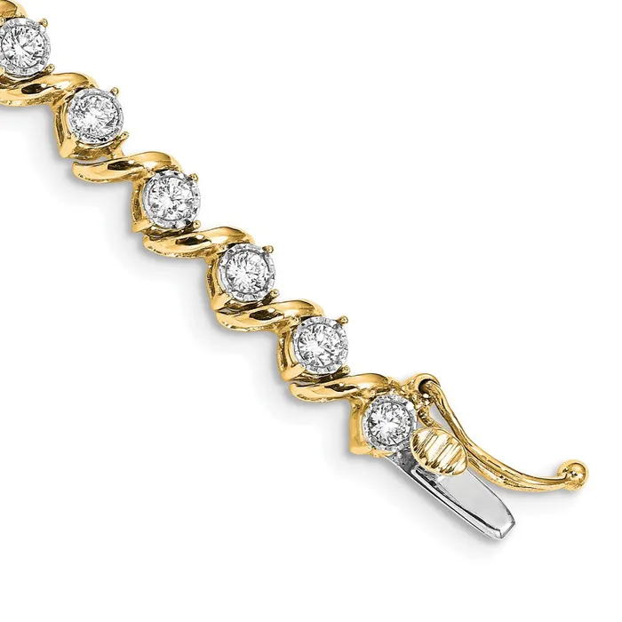 Bracelets WB Choice Jewelry 14k Diamond BraceletWBCBM4641200YA
