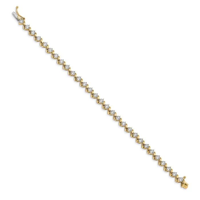 Bracelets WB Choice Jewelry 14k Diamond BraceletWBCBM4641200YA Bracelets WB Choice Jewelry 14k Diamond BraceletWBCBM4641200YA