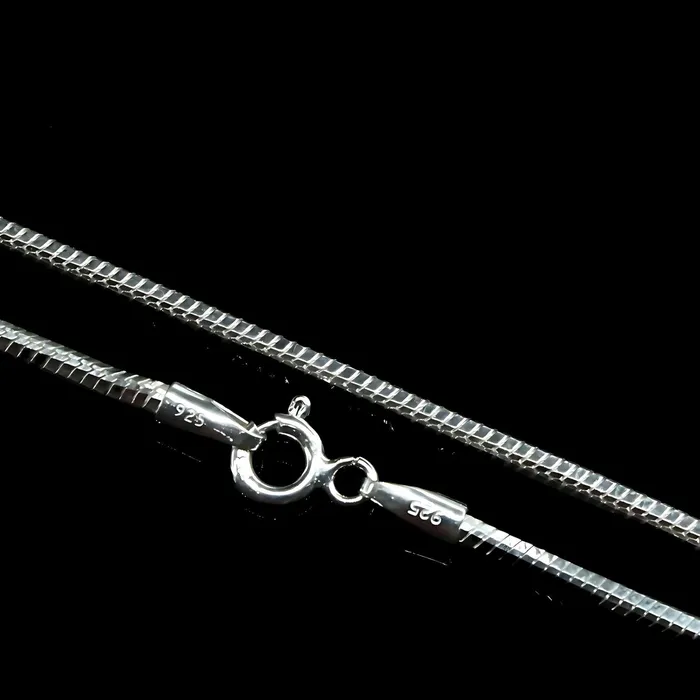Karizma Jewels 925 Sterling Silver Unisex handmade Snake Style Neck Chain 20 Necklaces