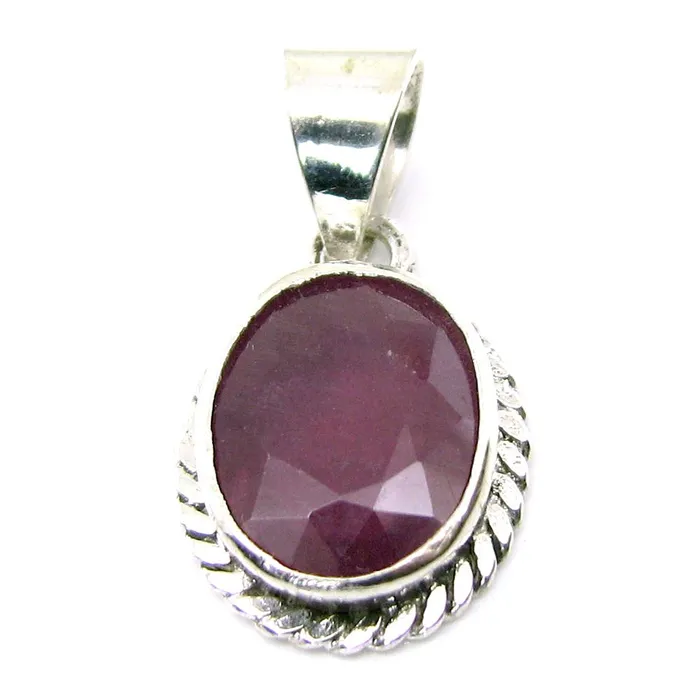 Karizma Jewels Necklaces Ethnic designer Birthstone Rashi Ratna Silver pendant Ruby Gemstone Karizma Jewels Necklaces Ethnic designer Birthstone Rashi Ratna Silver pendant Ruby Gemstone