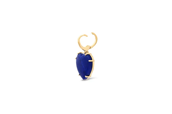Lapis Heart Charm Shylee Rose Jewelry Charm Necklaces